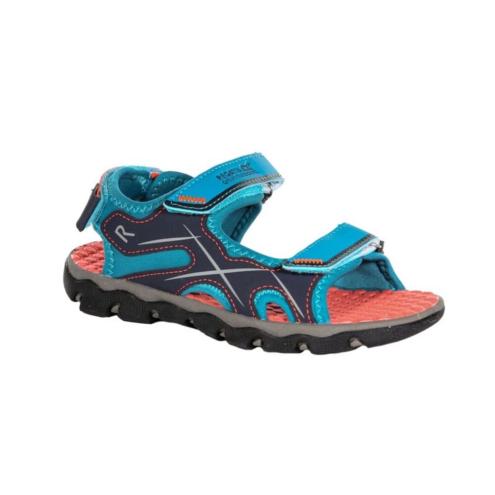Regatta Childrens/Kids Kota Drift Sandals / Enamel/Fiery Coral